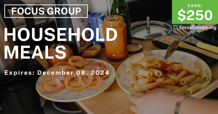 Focus Group in Minneapolis on Household Meals
