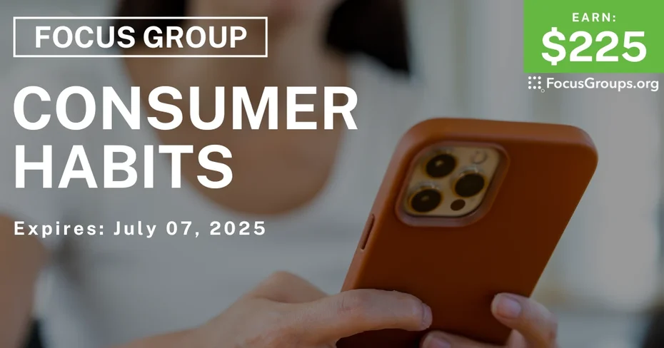 Focus Group in Chicago on Consumer Habits