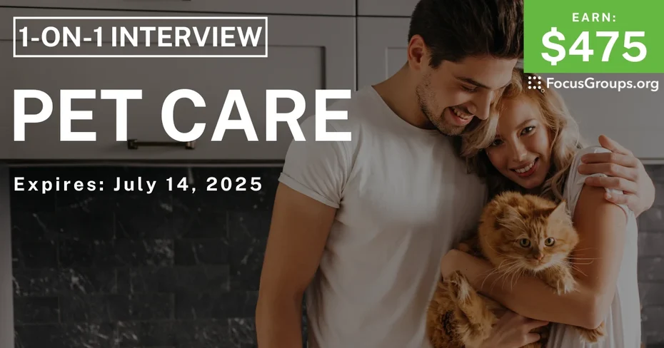 Research Study in Atlanta on Pet Care