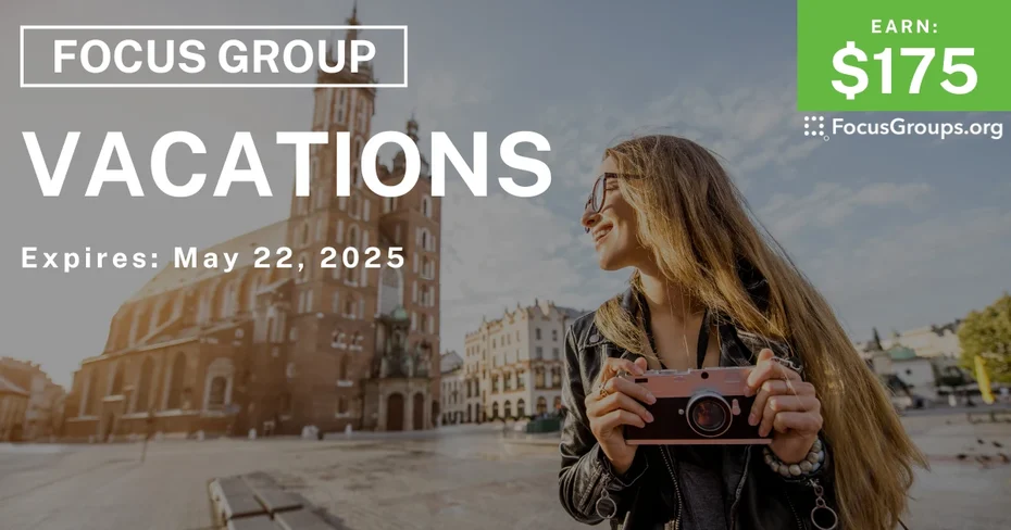 Focus Group in Atlanta on Vacations