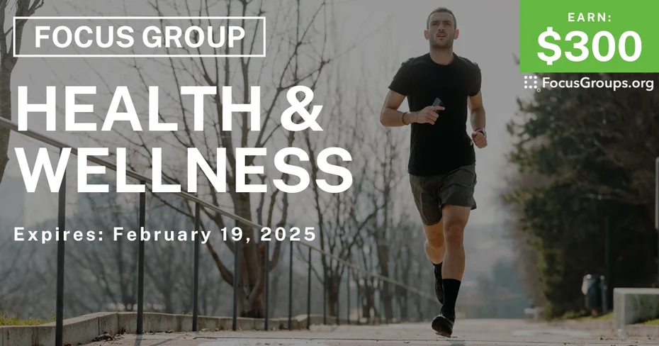 Focus Group for Men on Health & Wellness