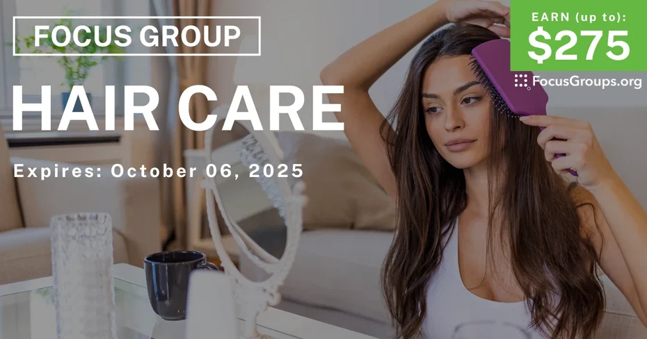 Focus Group for Women in Chicago on Hair Care - up to $275