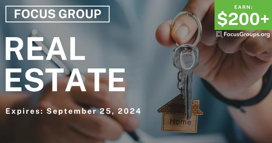 Focus Group in NYC on Real Estate
