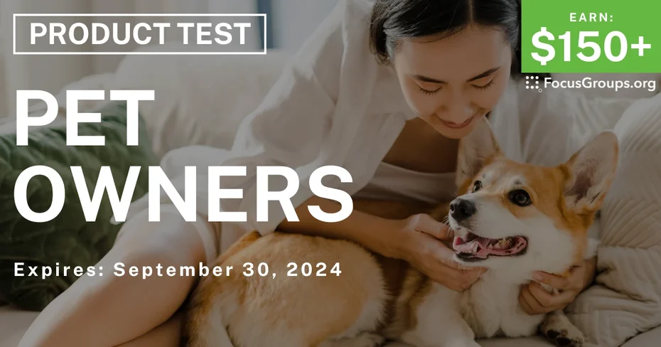 Product Test for Pet Owners