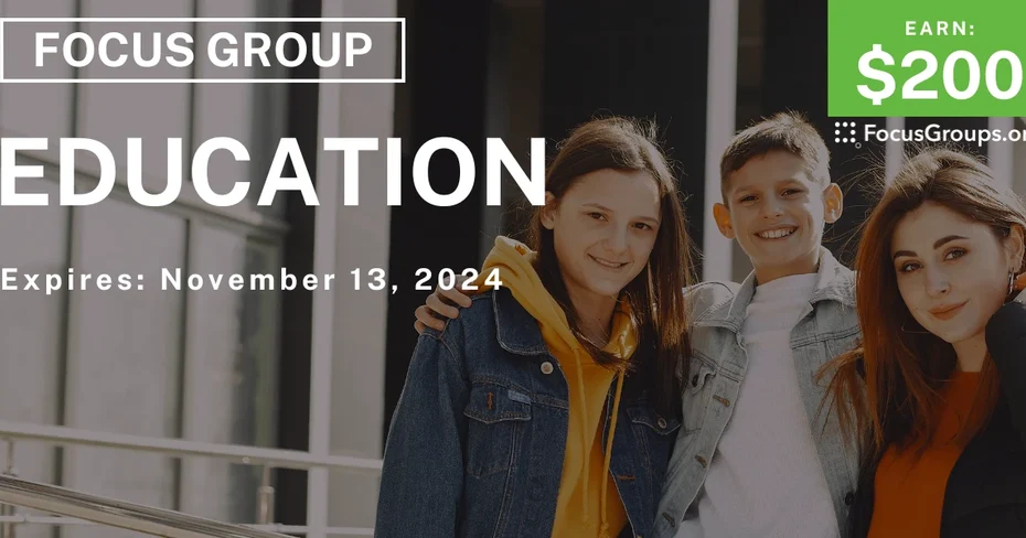 Focus Group for Parents in Seattle on Education