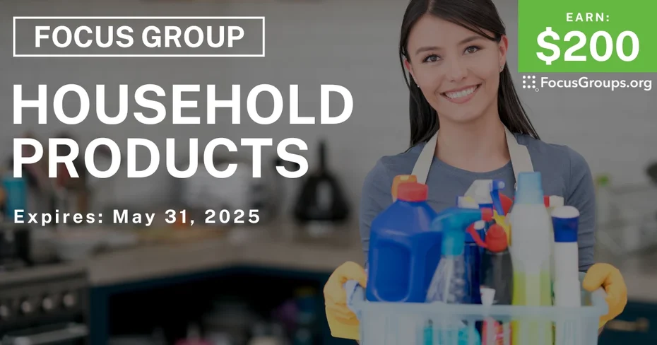 Focus Group on Household Products
