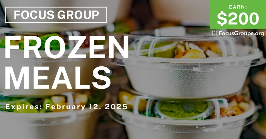 Focus Group in Chicago on Frozen Meals