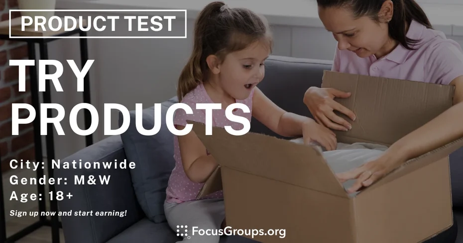 TryProducts - Product Testing