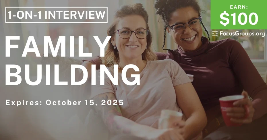 Research Study for Lesbian Couples on Family Building - $100
