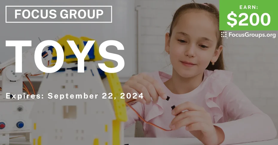 Focus Group for Parents in Chicago on Toys