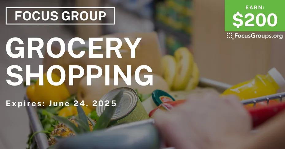 Focus Group in Dallas on Grocery Shopping