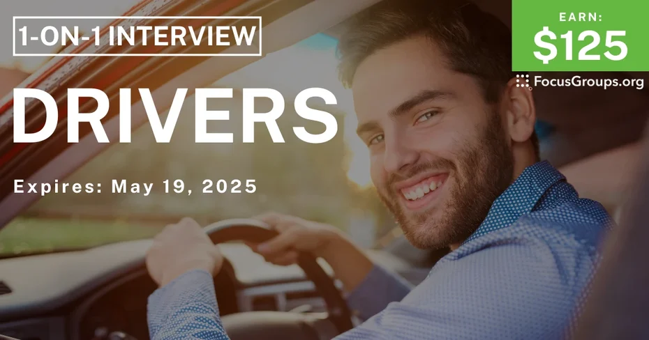Research Study in Grand Rapids for Drivers