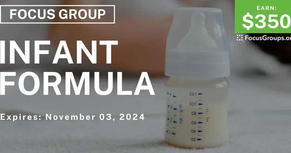 Focus Group for Parents on Infant Formula