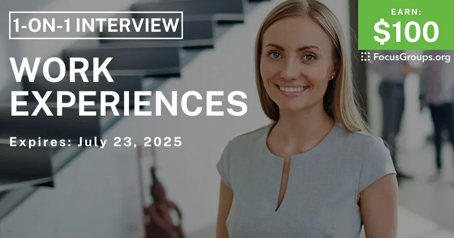 Research Study on Work Experiences