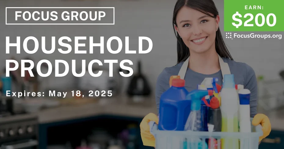 Focus Group on Household Products
