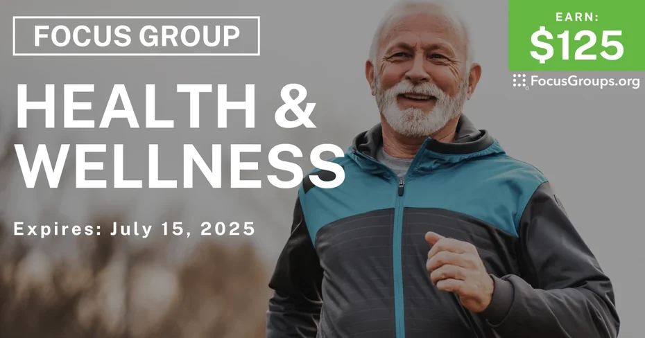 Focus Group for Men on Health & Wellness