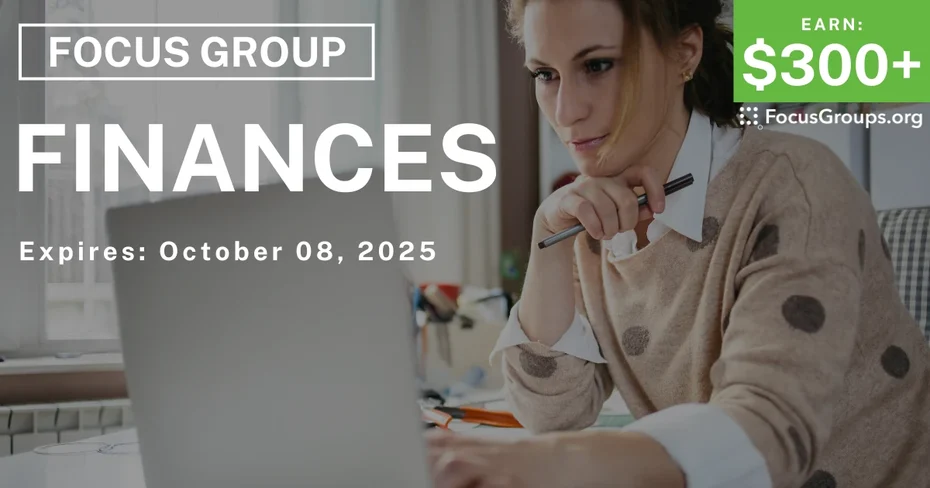 Focus Group for Small Business Owners on Finances - $300+