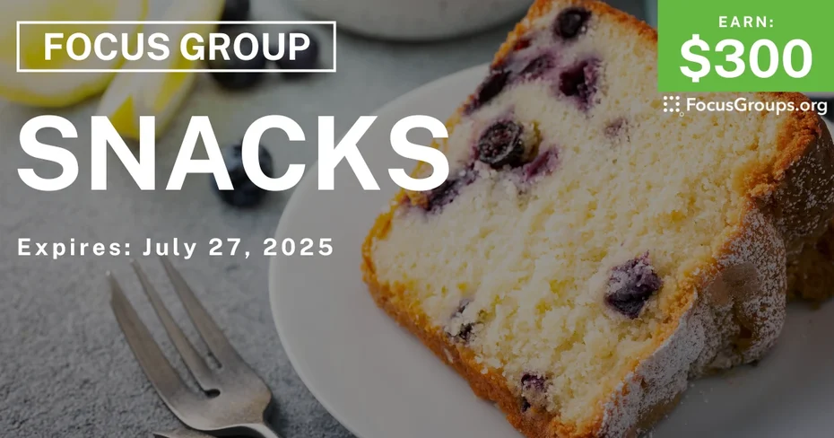 Focus Group in Chicago on Snacks