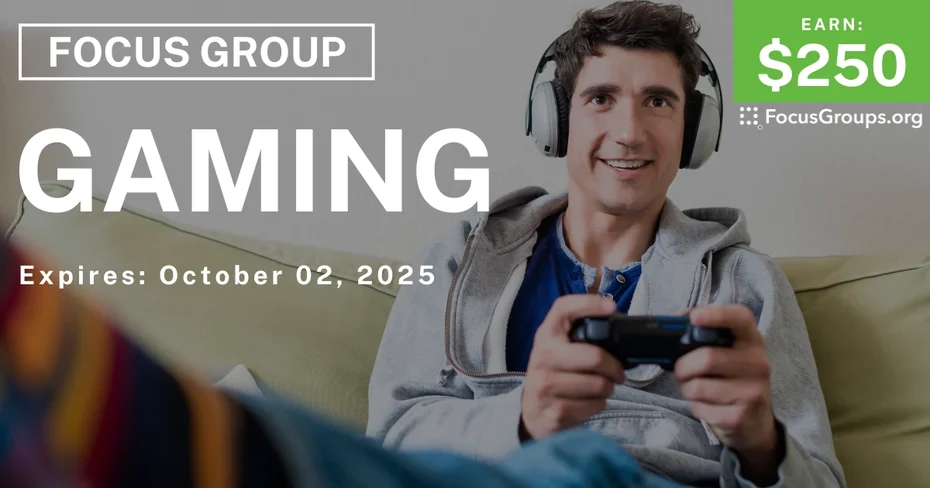 Focus Group in Chicago on Gaming - $250