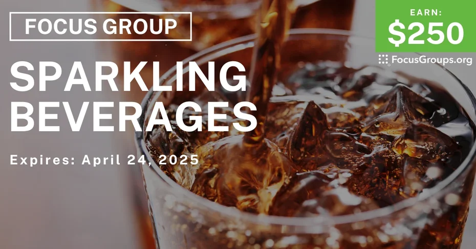 Focus Group in NYC on Sparkling Beverages