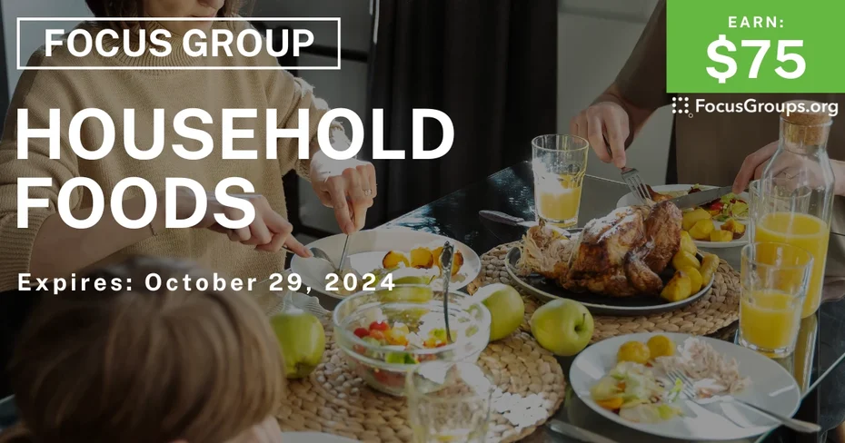 Focus Group on Household Foods