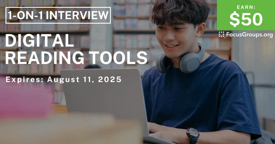 Research Study for Students on Digital Reading Tools