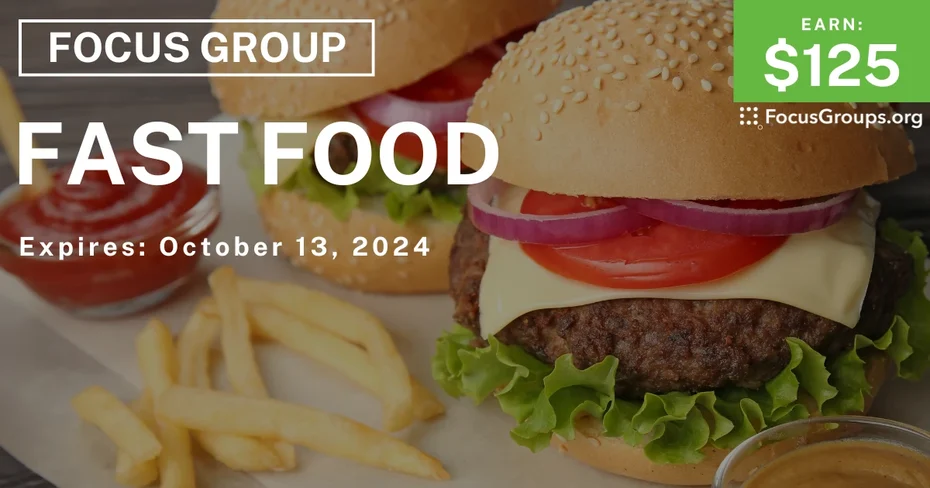 Focus Group on Fast Food