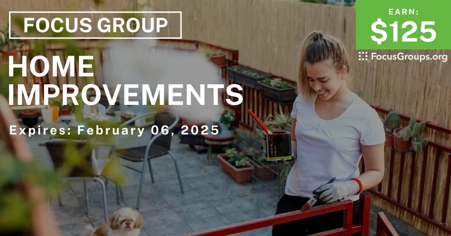 Focus Group on Home Improvements