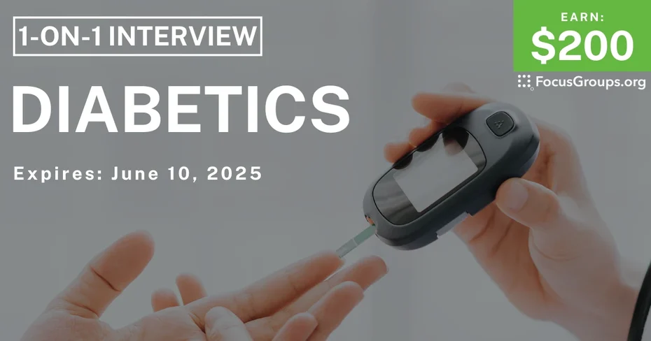 Research Study in New Jersey for Diabetics