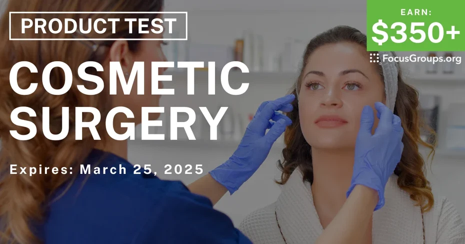 Product Test in Orlando on Cosmetic Surgery