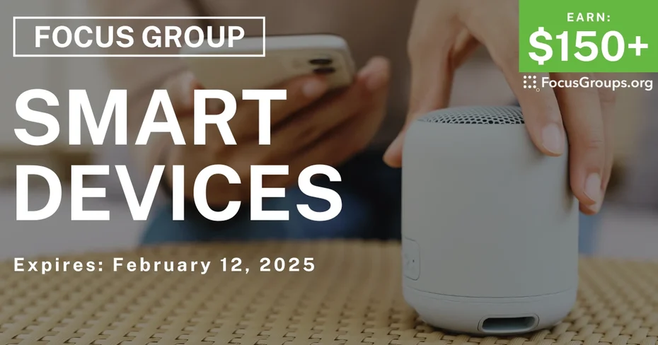 Focus Group in NYC on Smart Devices