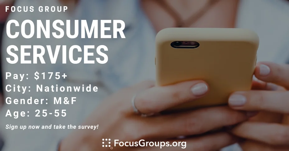 Focus Group on Consumer Services