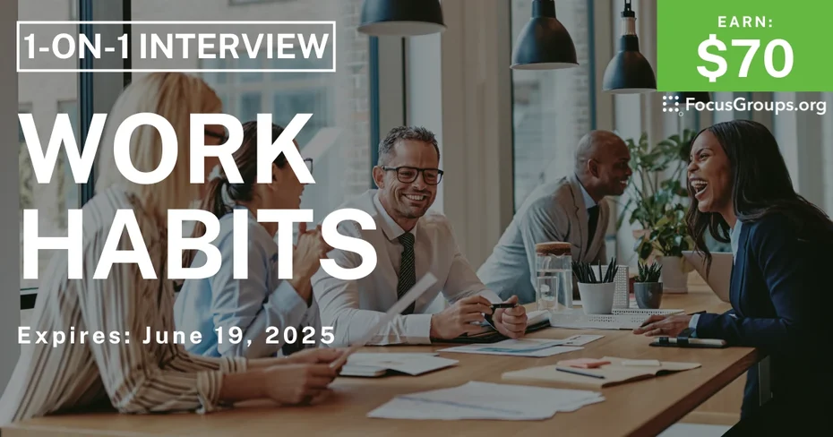 Research Study on Work Habits