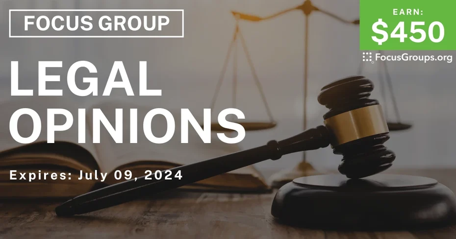 Focus Group in Denver on Legal Opinions