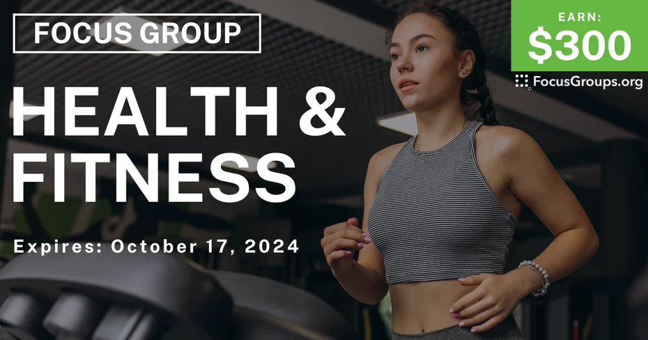 Focus Group in NYC on Health & Fitness