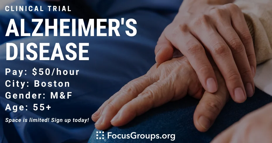 Clinical Trial on Alzheimer's Disease in Boston