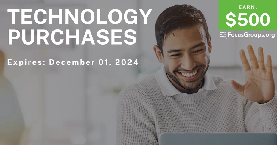 Online Interview on Technology Purchases