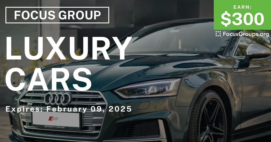 Focus Group in Miami on Luxury Cars