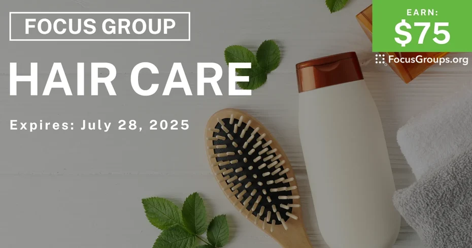 Focus Group in Cincinnati on Hair Care