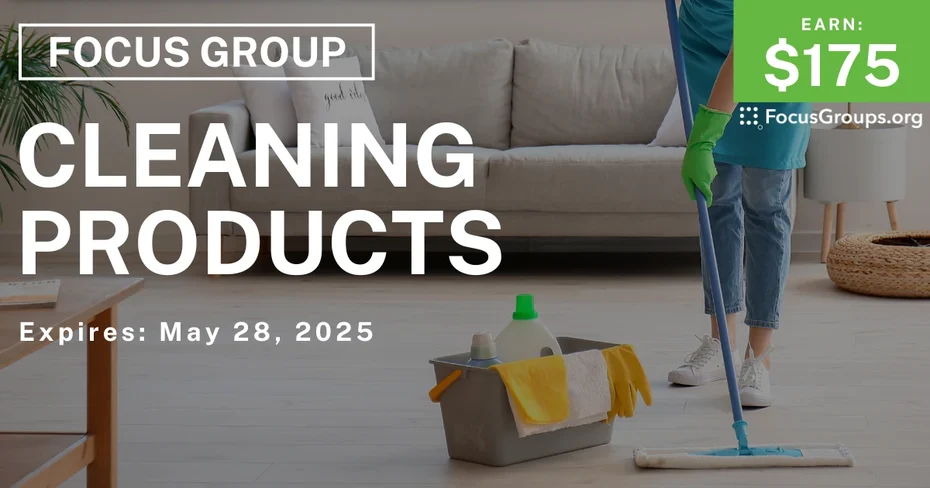 Focus Group in Denver on Cleaning Products