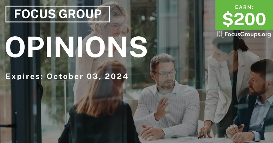 Focus Group in Orlando on Opinions