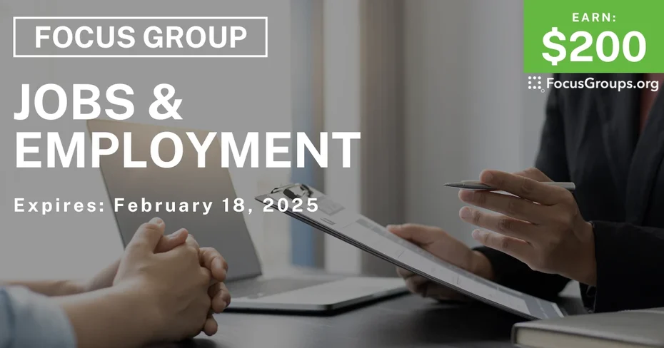 Focus Group on Jobs & Employment