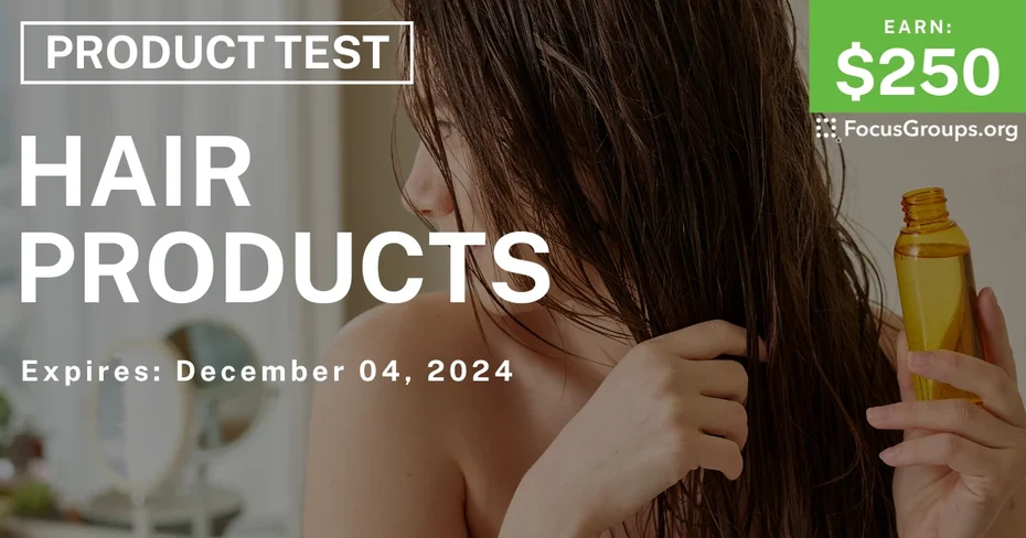 Product Test on Hair Products