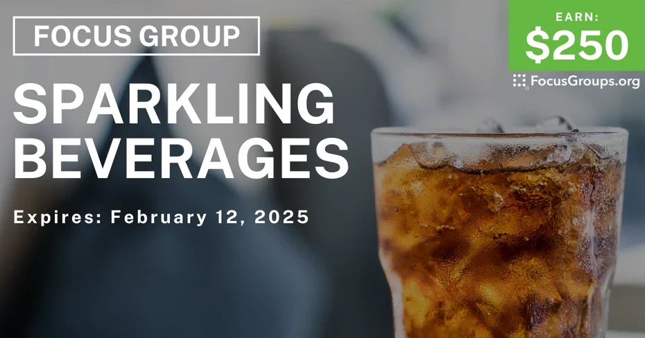 Focus Group in NYC on Sparkling Beverages