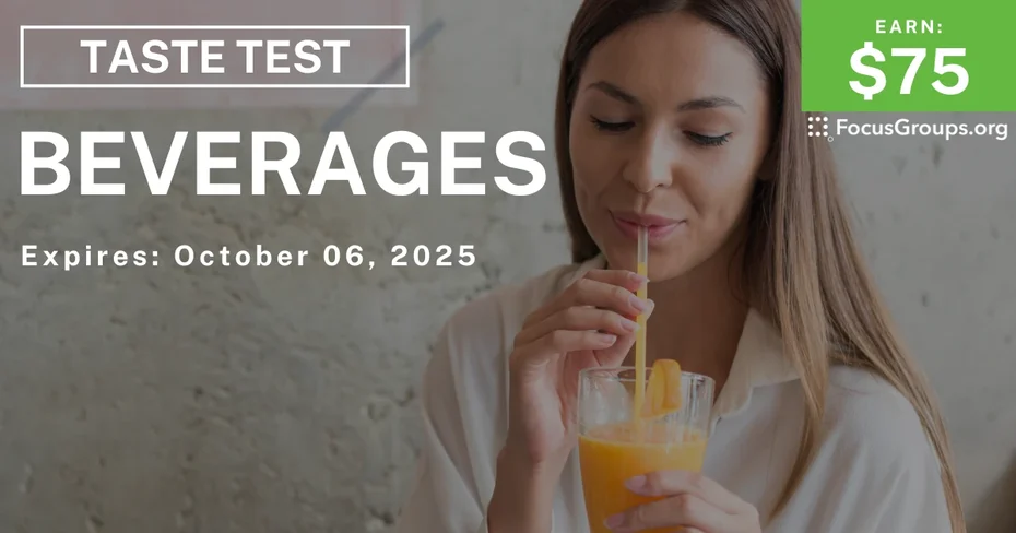 Taste Test in Philadelphia on Beverages - $75