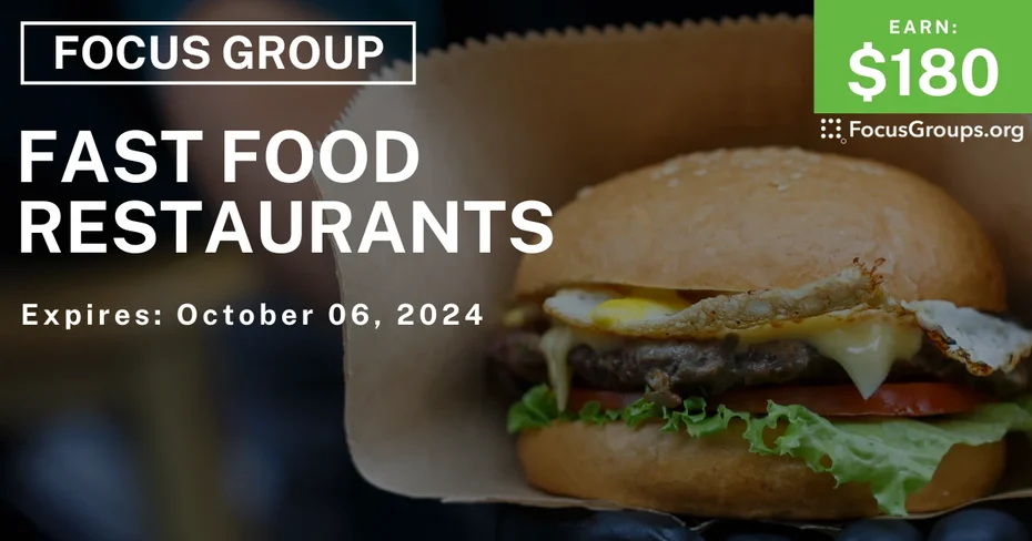 Focus Group on Fast Food Restaurants
