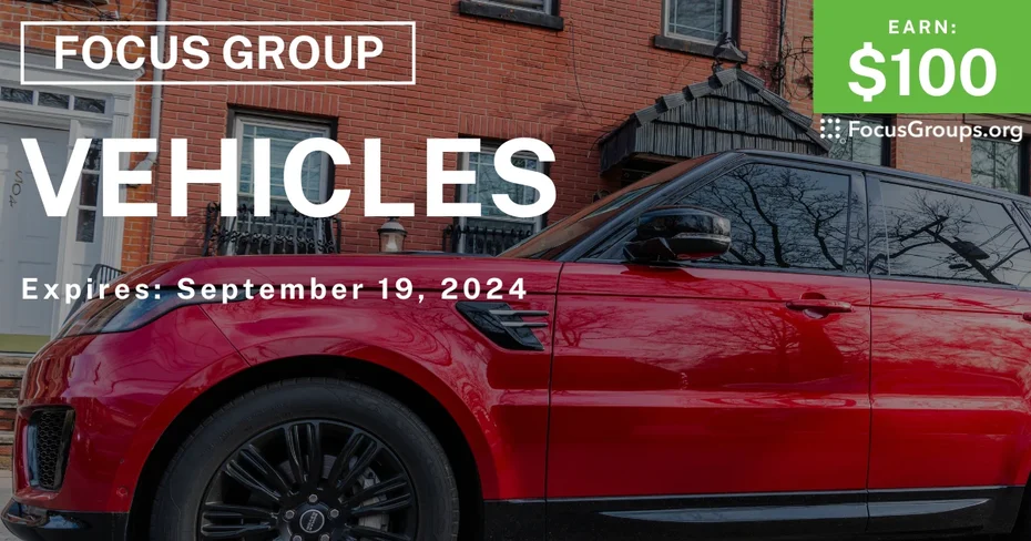 Focus Group on Vehicles