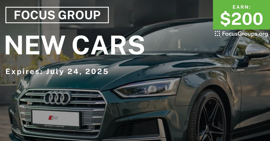 Focus Group in Grand Rapids on New Cars
