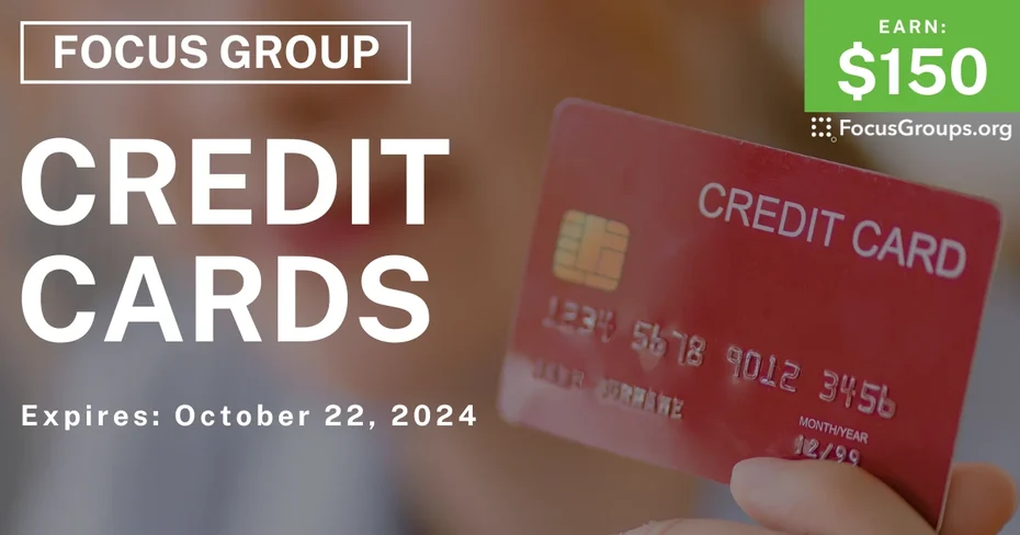 Focus Group on Credit Cards