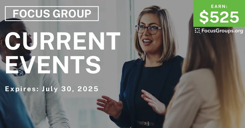 Focus Group in Boston on Current Events